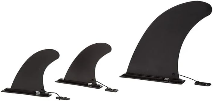 bohally Big SUP Single Fin and Small Side fin Detachable Fin for Longboard, Surfboard and Paddleboard Replacement Quick Fin. - Image 1